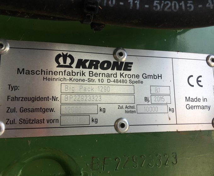 41217112 Krone Big Baler